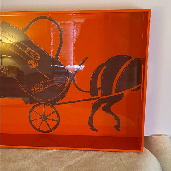 Designer Inspired Horse & Cart Large Tray. Home Decor. - Picture 3 of 9